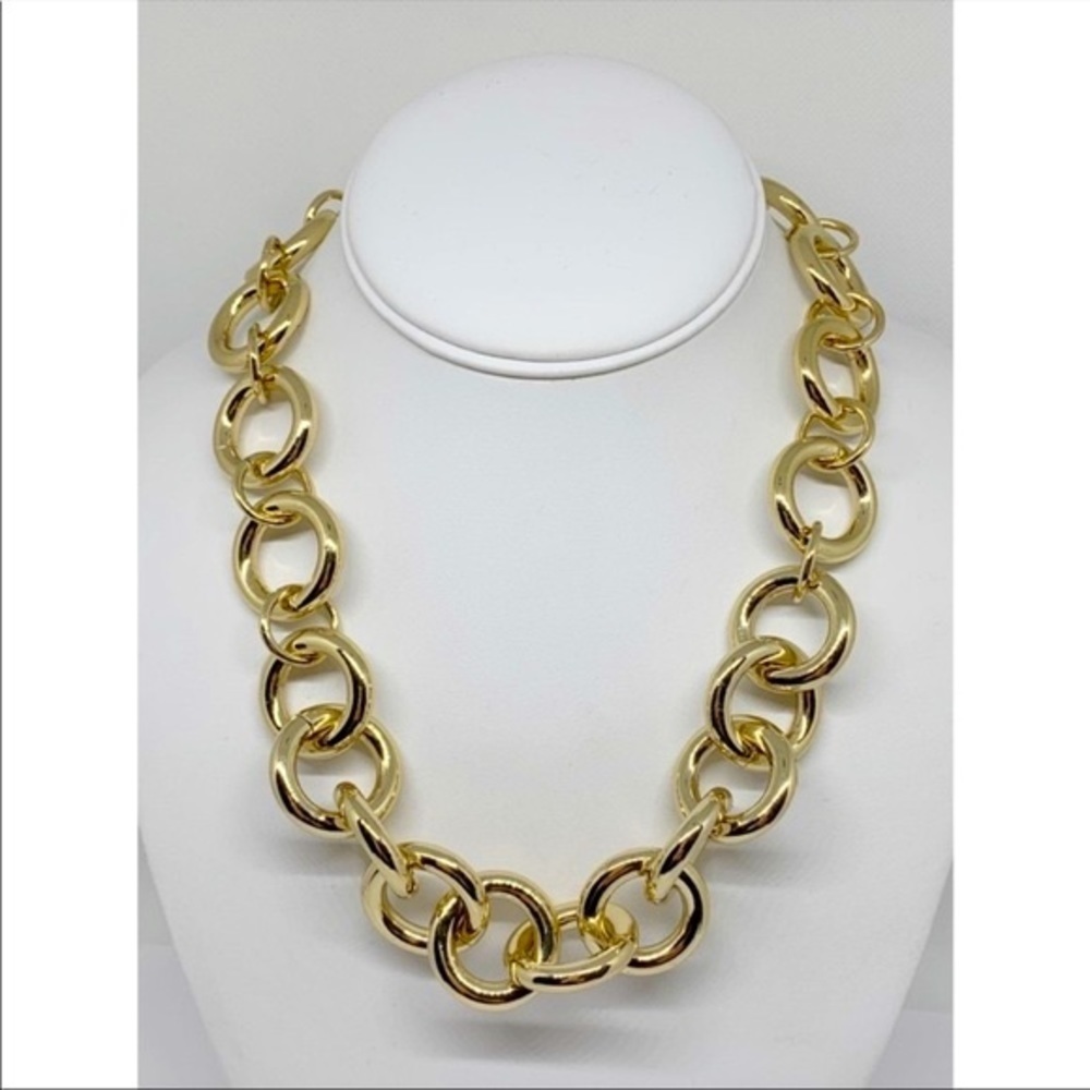 J. Crew Chunky Gold Link Necklace